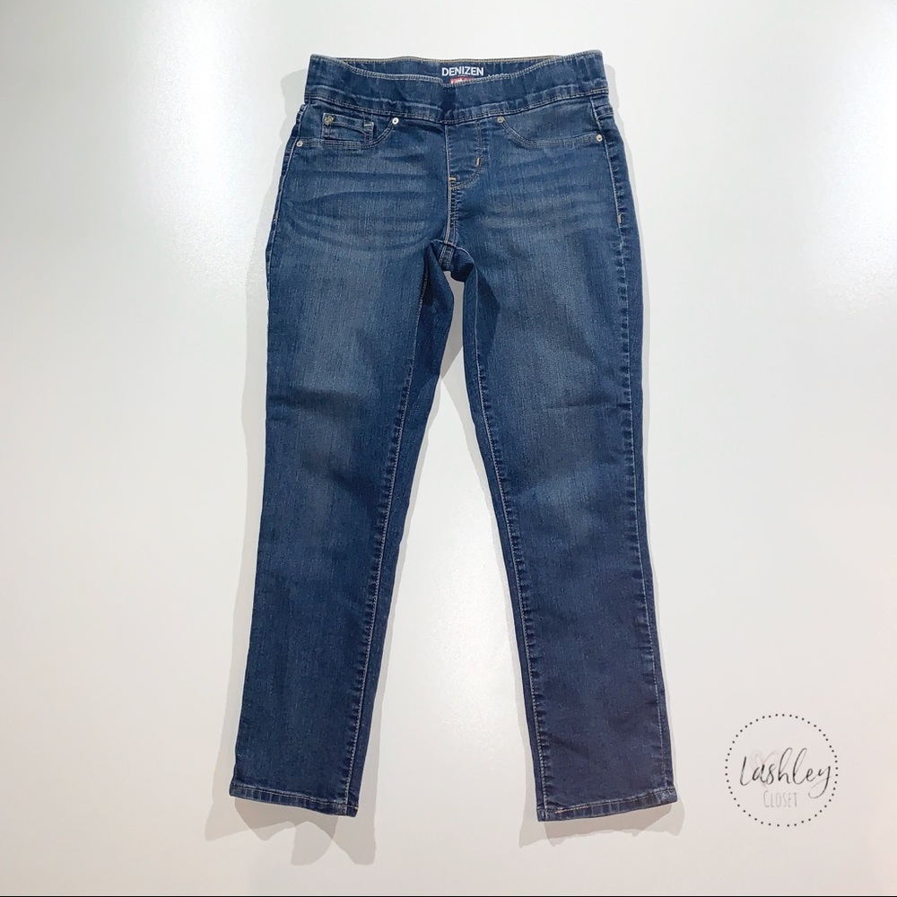 Levi Denizen Modern Pull-On Cropped Jeans